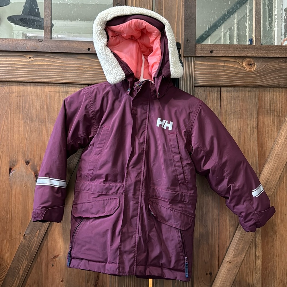 Helly Hansen Kids Puffer Jacket - Purple and Pink